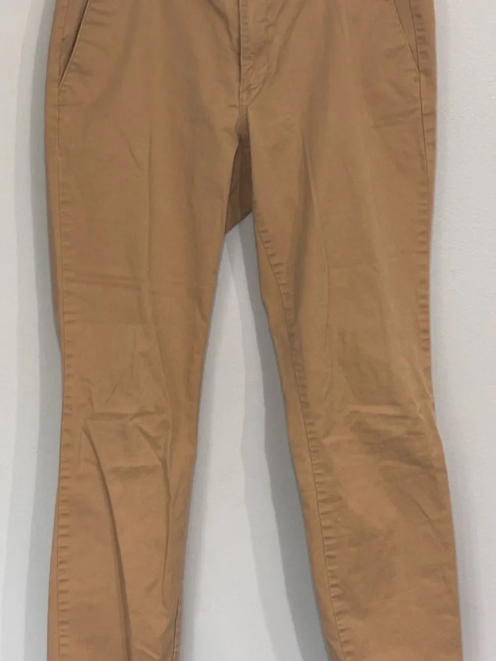 J. Crew Frankie Stretch Brown Chinos in Saddle Tan Color Size 8 Women’s